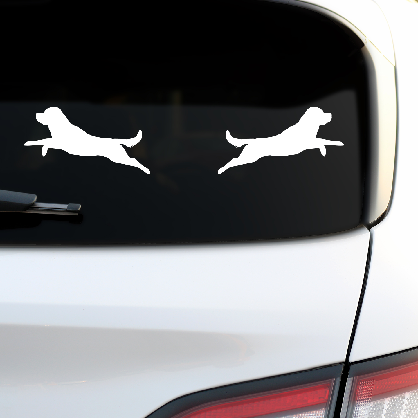 Rottweiler Silhouette Stickers