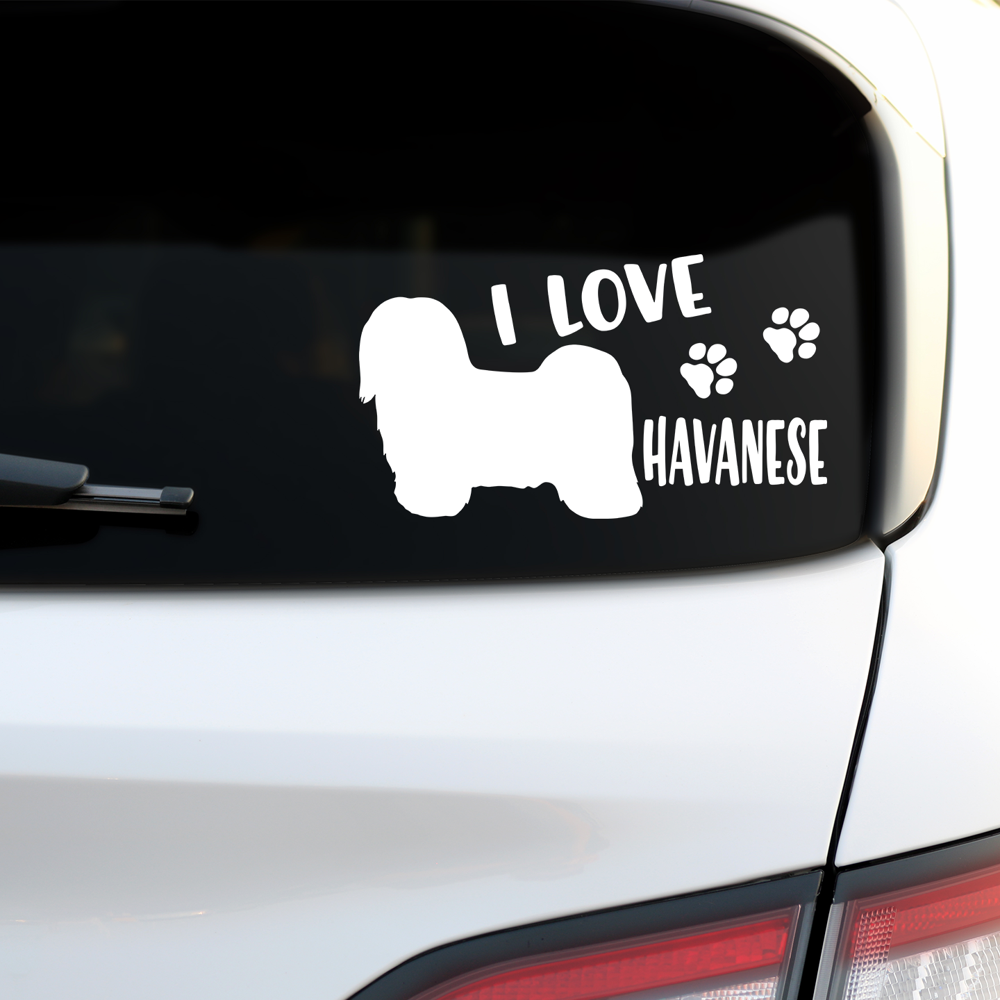 I Love Havanese Sticker