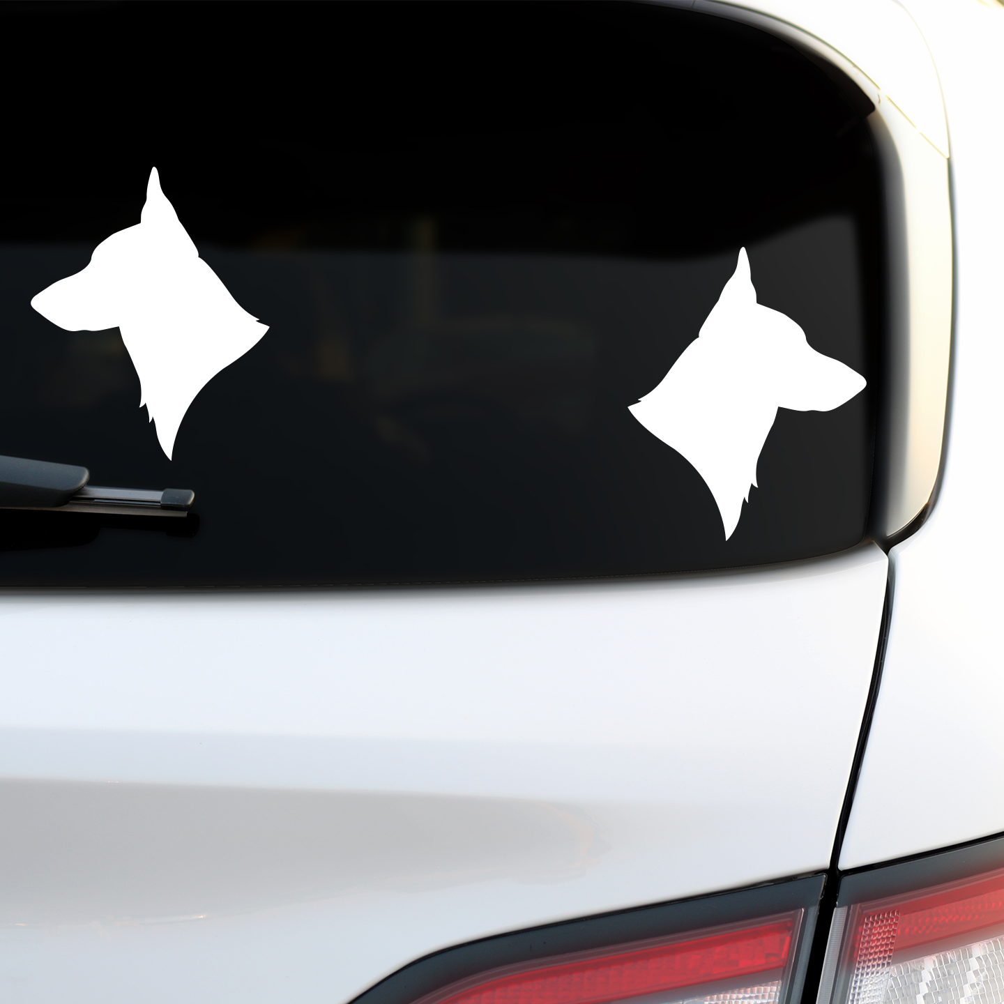 German Shepherd Silhouette Stickers