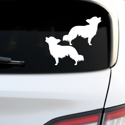 Chihuahua Barking Silhouette Stickers