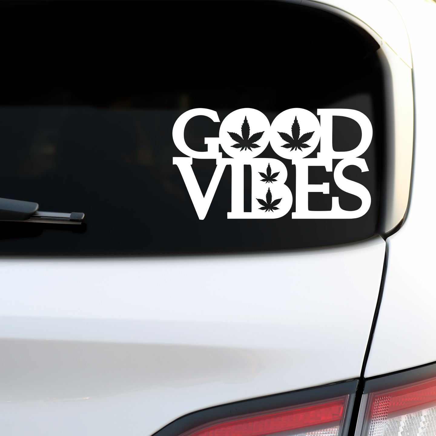 Good Vibes Weed Sticker