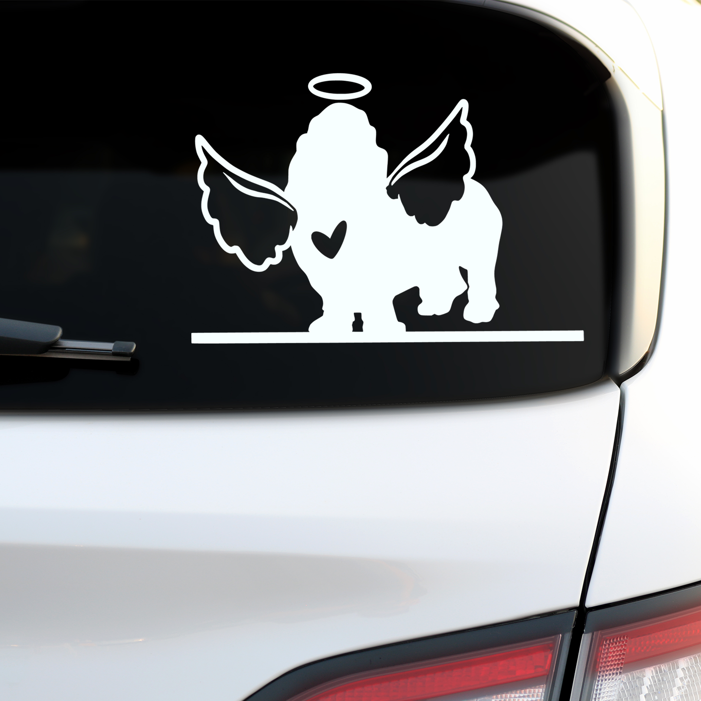 Basset Hound With Wings Sticker
