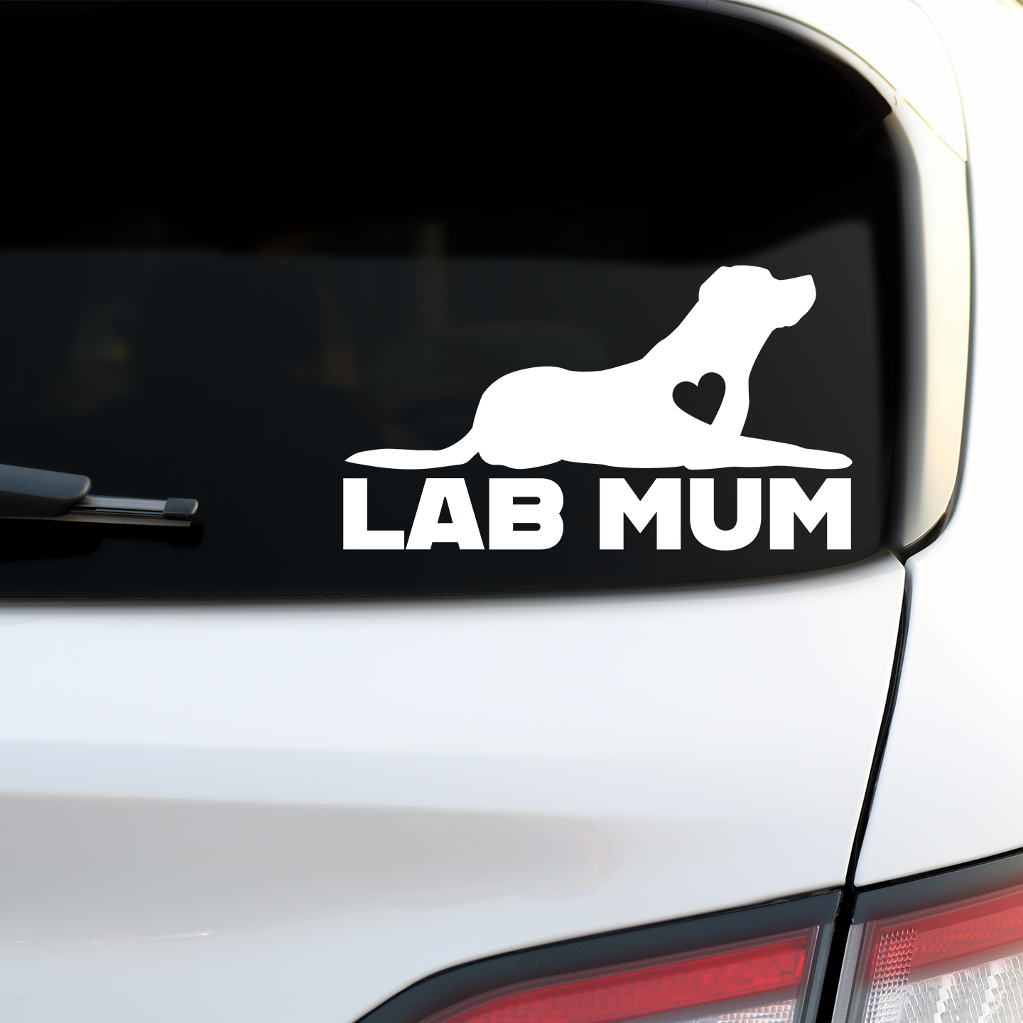 Lab Mum - Labrador Retriever Sticker