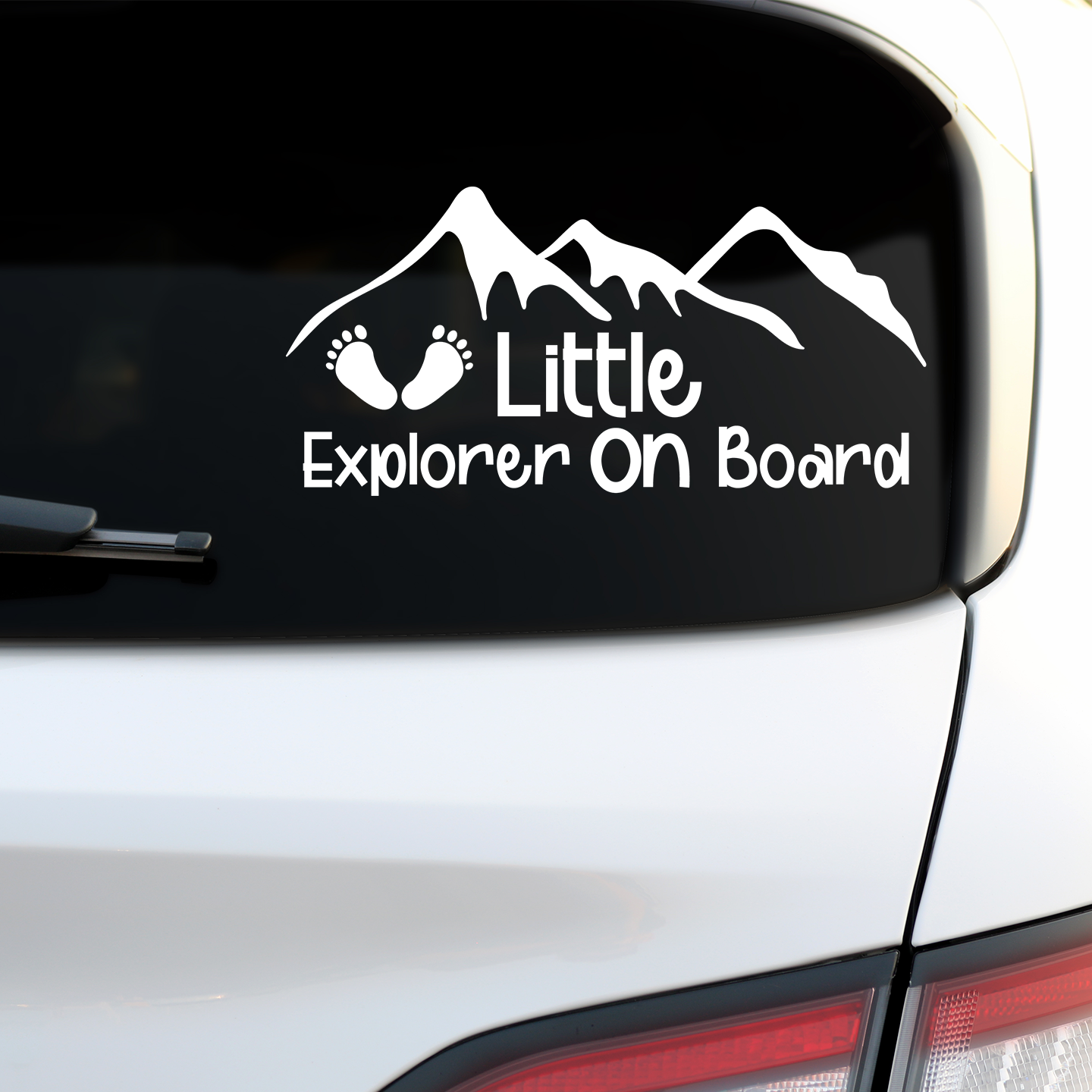 Little Explorer On Board Sticker