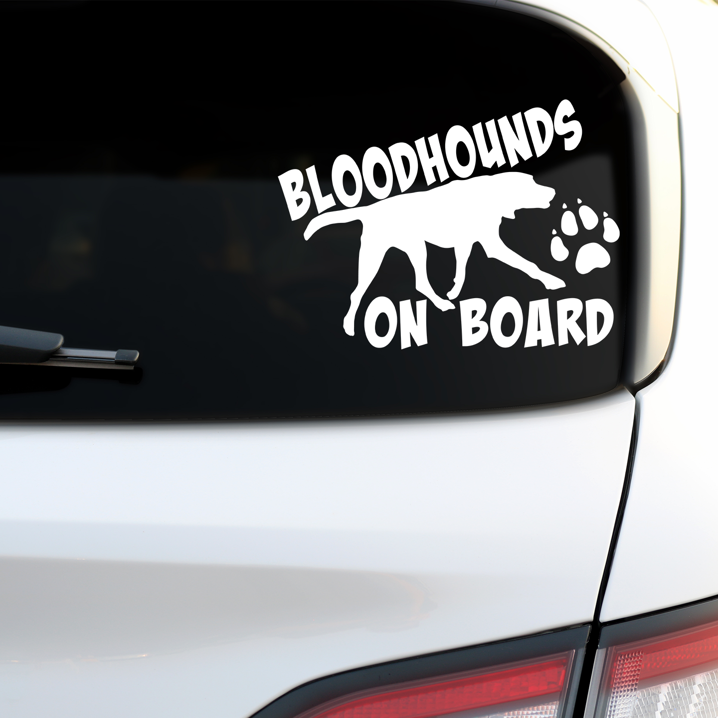 Bloodhounds On Board Sticker