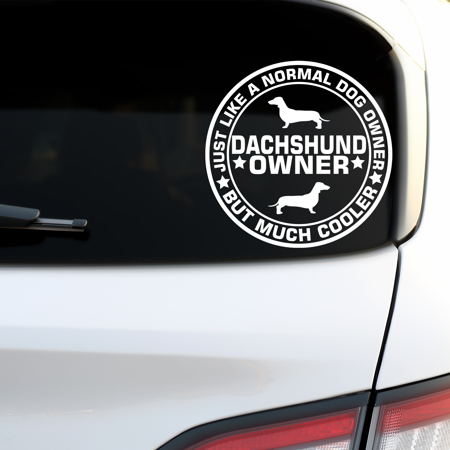 Dachshund Owner Sticker