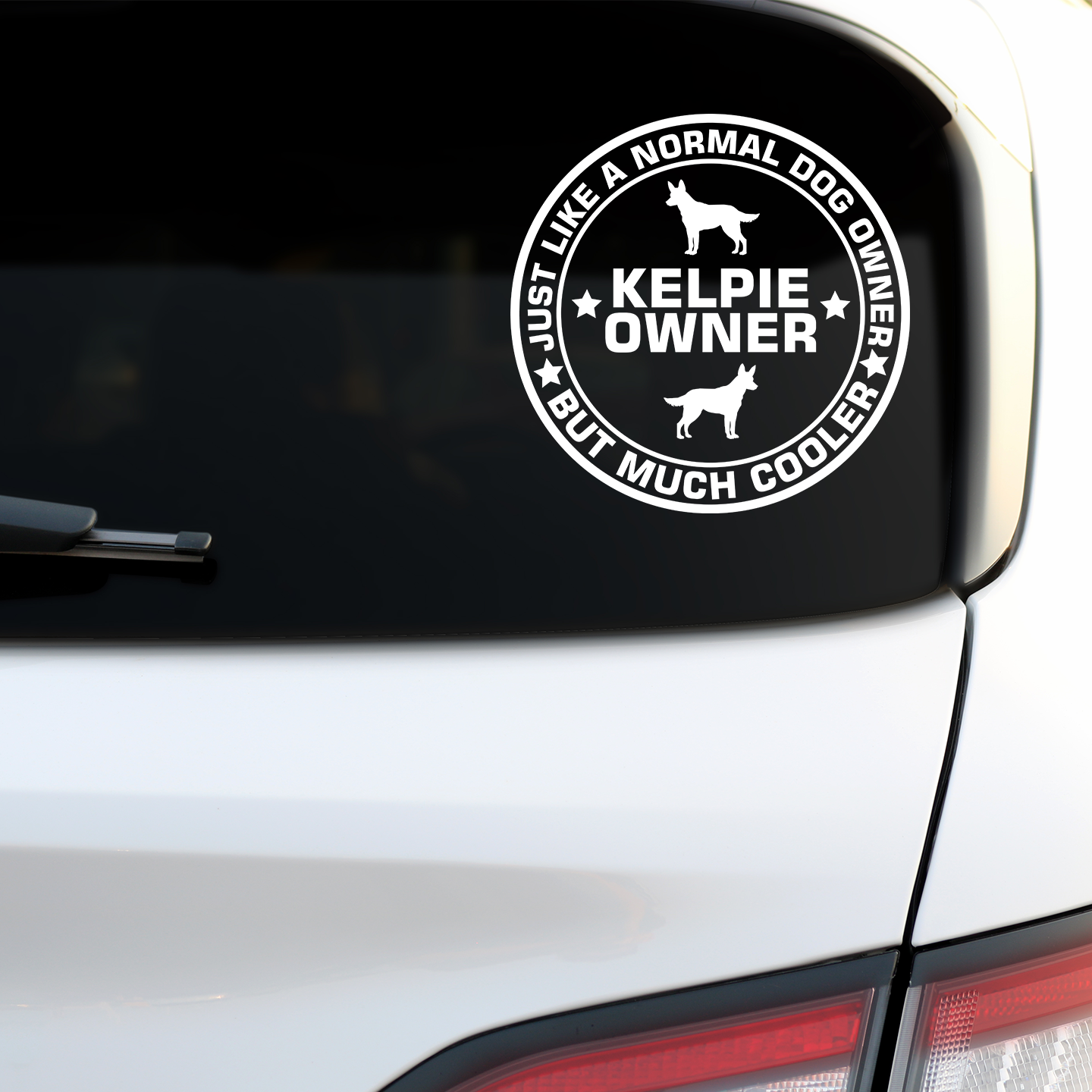 Kelpie Owner Sticker