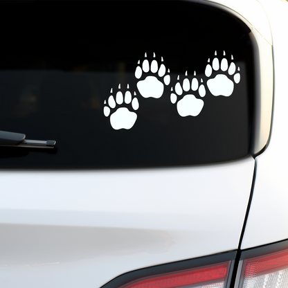 Badger Paw Print Stickers