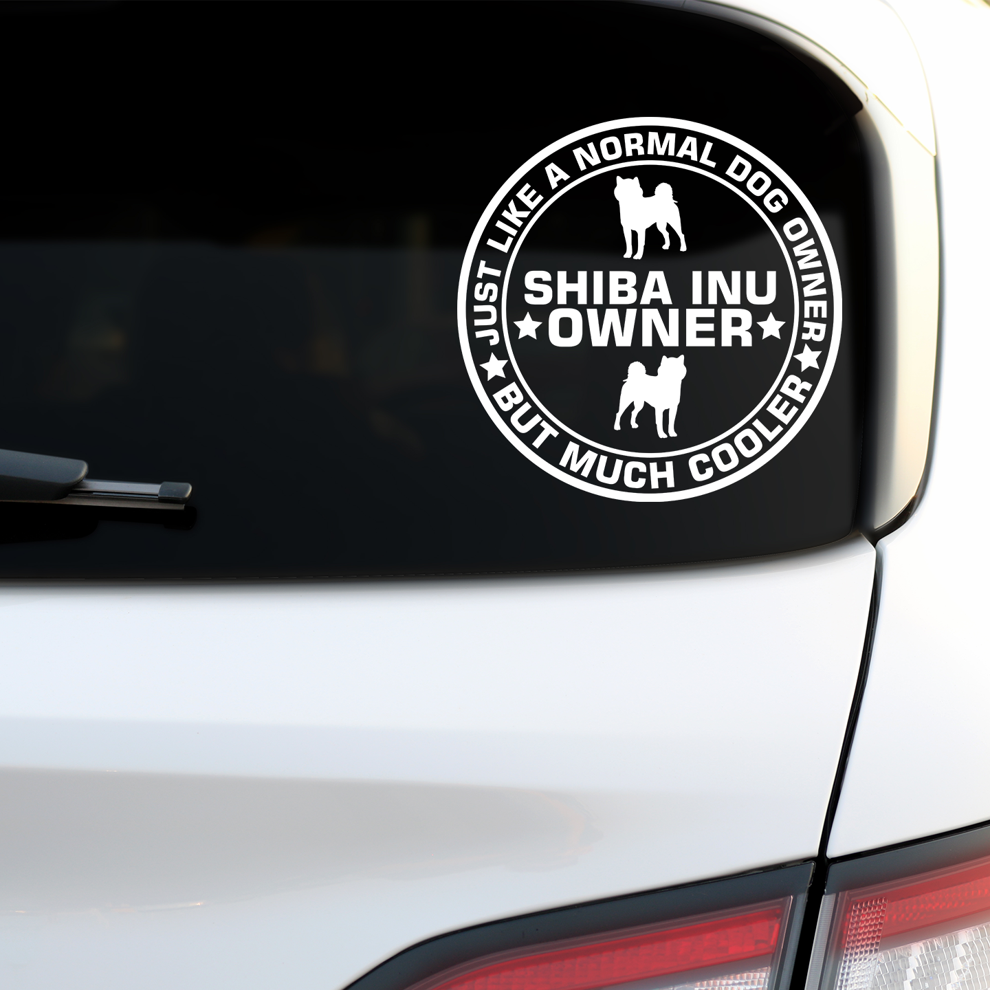 Shiba Inu Owner Sticker