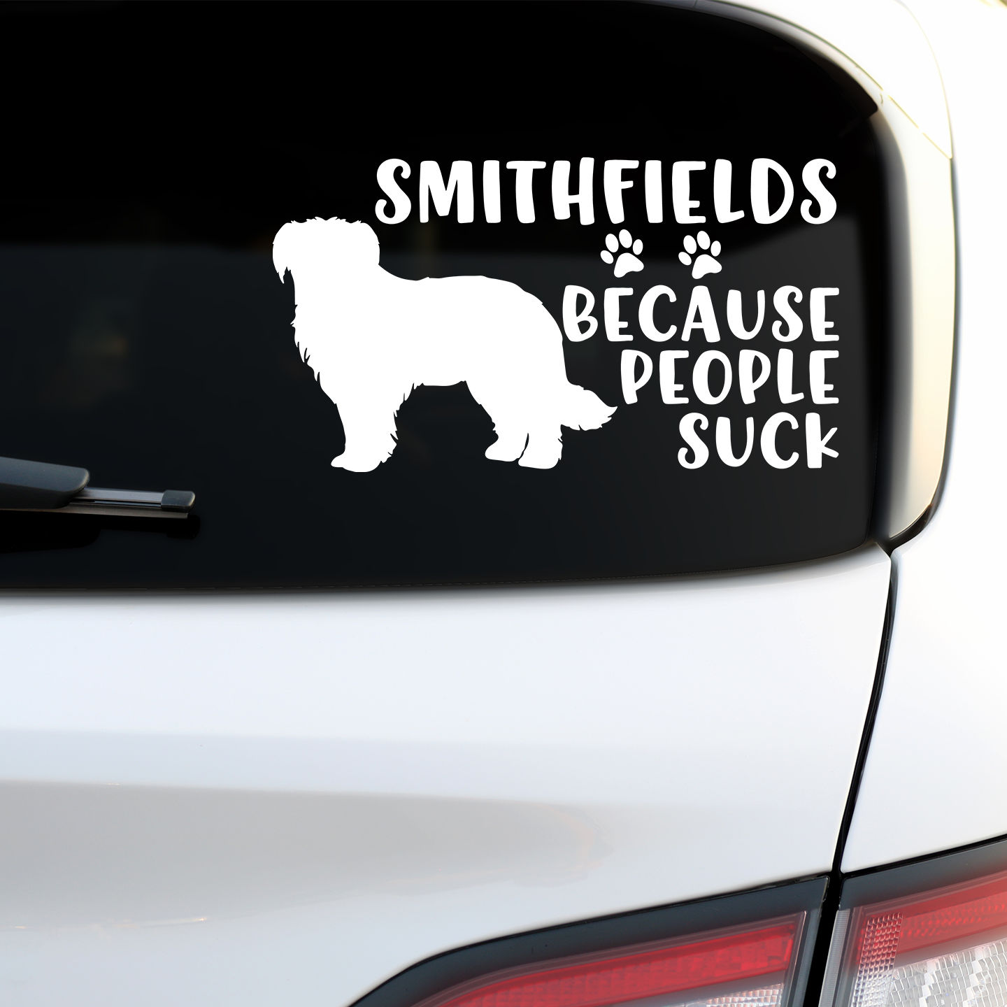 Smithfields Because People Suck Sticker