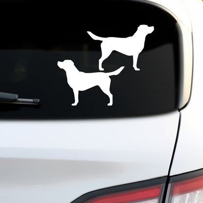 Labrador Retriever Silhouette Stickers