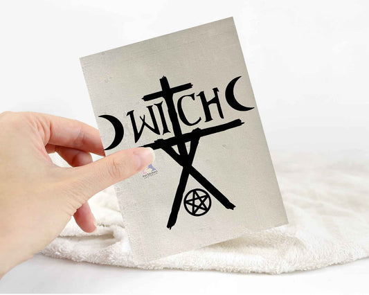 Witch Cross Sticker