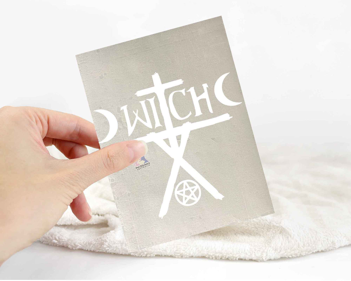 Witch Cross Sticker