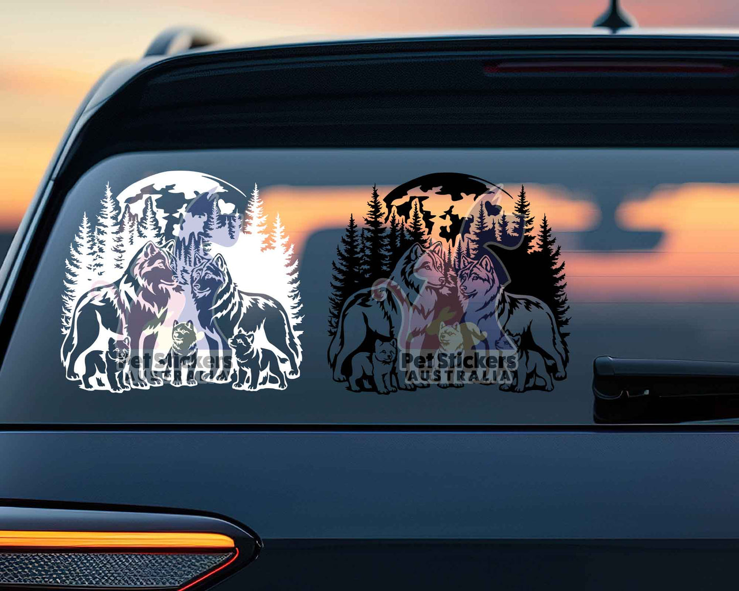 Wolf Family Sticker