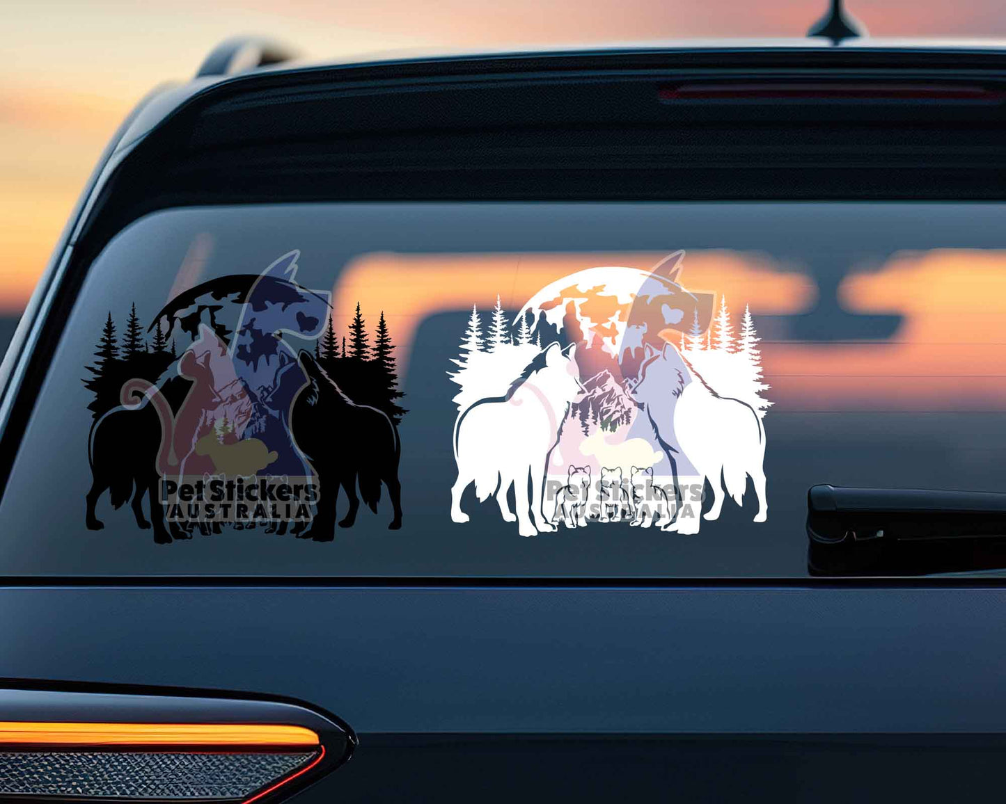 Wolf Family Sticker