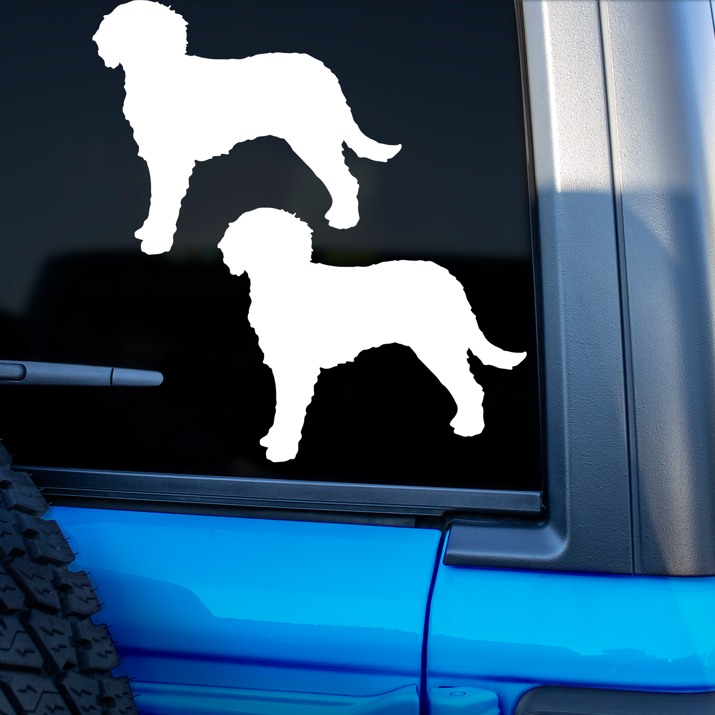 Australian Cobberdog Silhouette Sticker