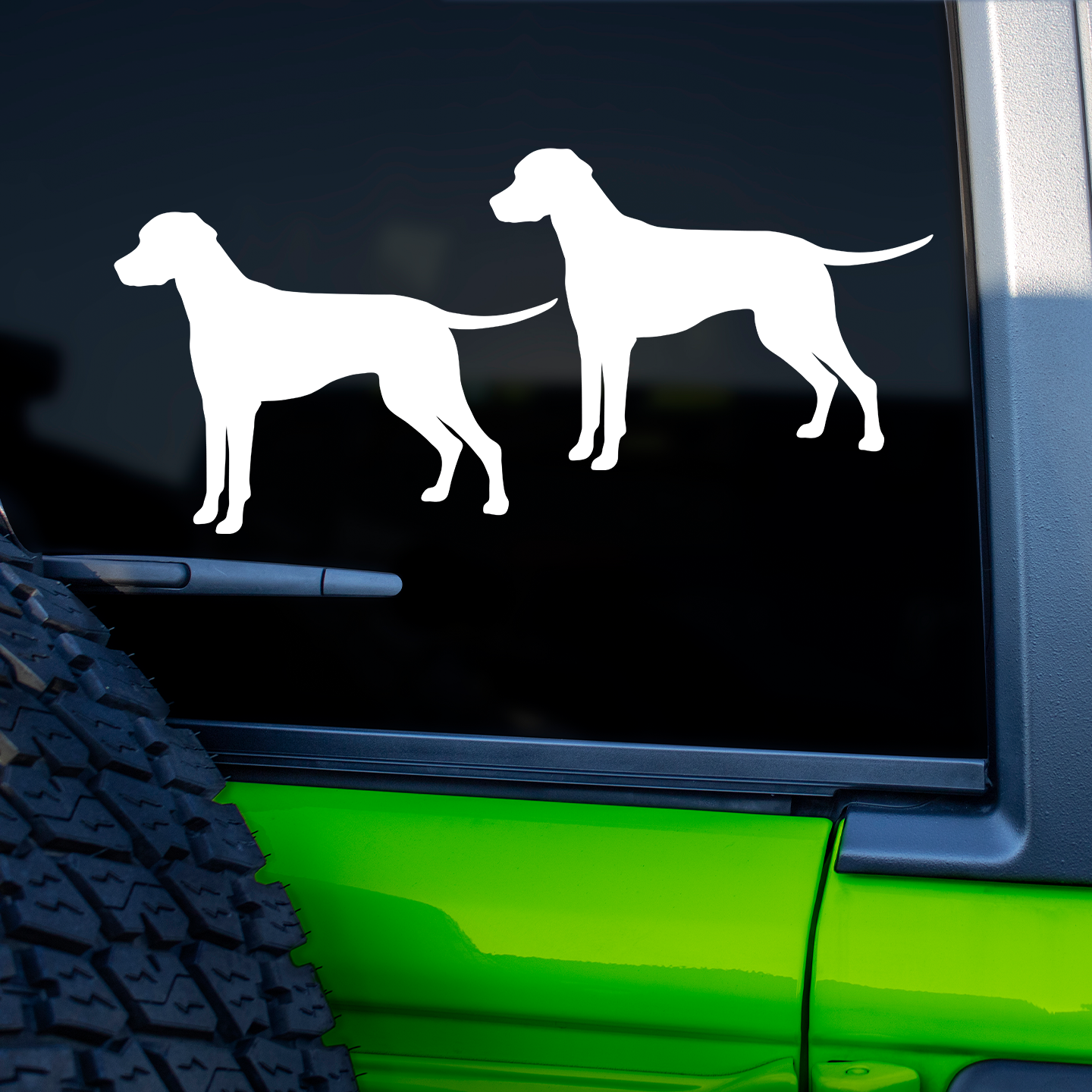 Dalmatian Silhouette Sticker