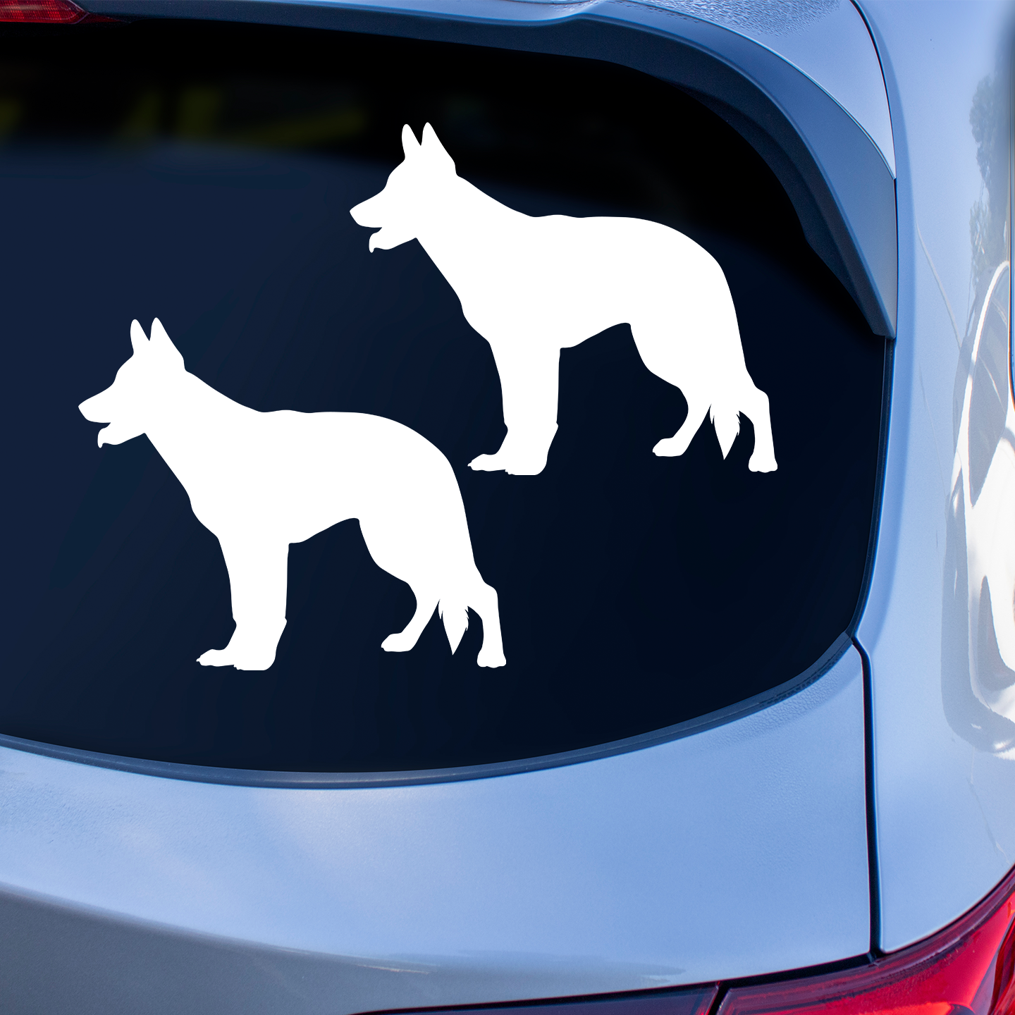 German Shepherd Silhouette Sticker