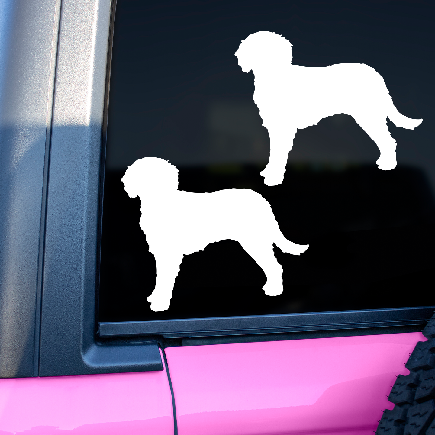 Australian Cobberdog Silhouette Sticker