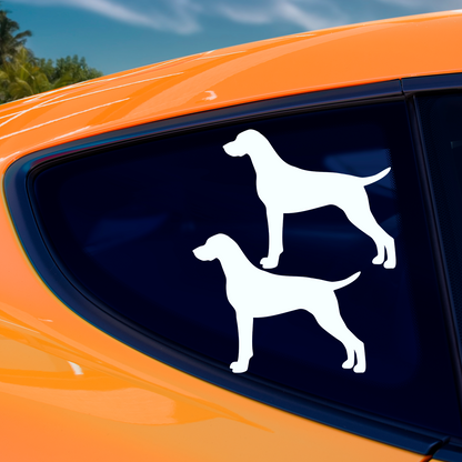 German Shorthaired Pointer Silhouette Stickers