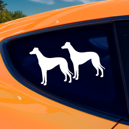 Greyhound Silhouette Stickers