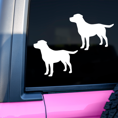 Labrador Retriever Silhouette Stickers