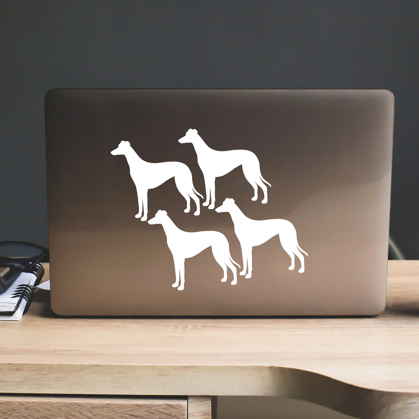 Greyhound Silhouette Stickers