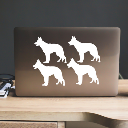 German Shepherd Silhouette Sticker