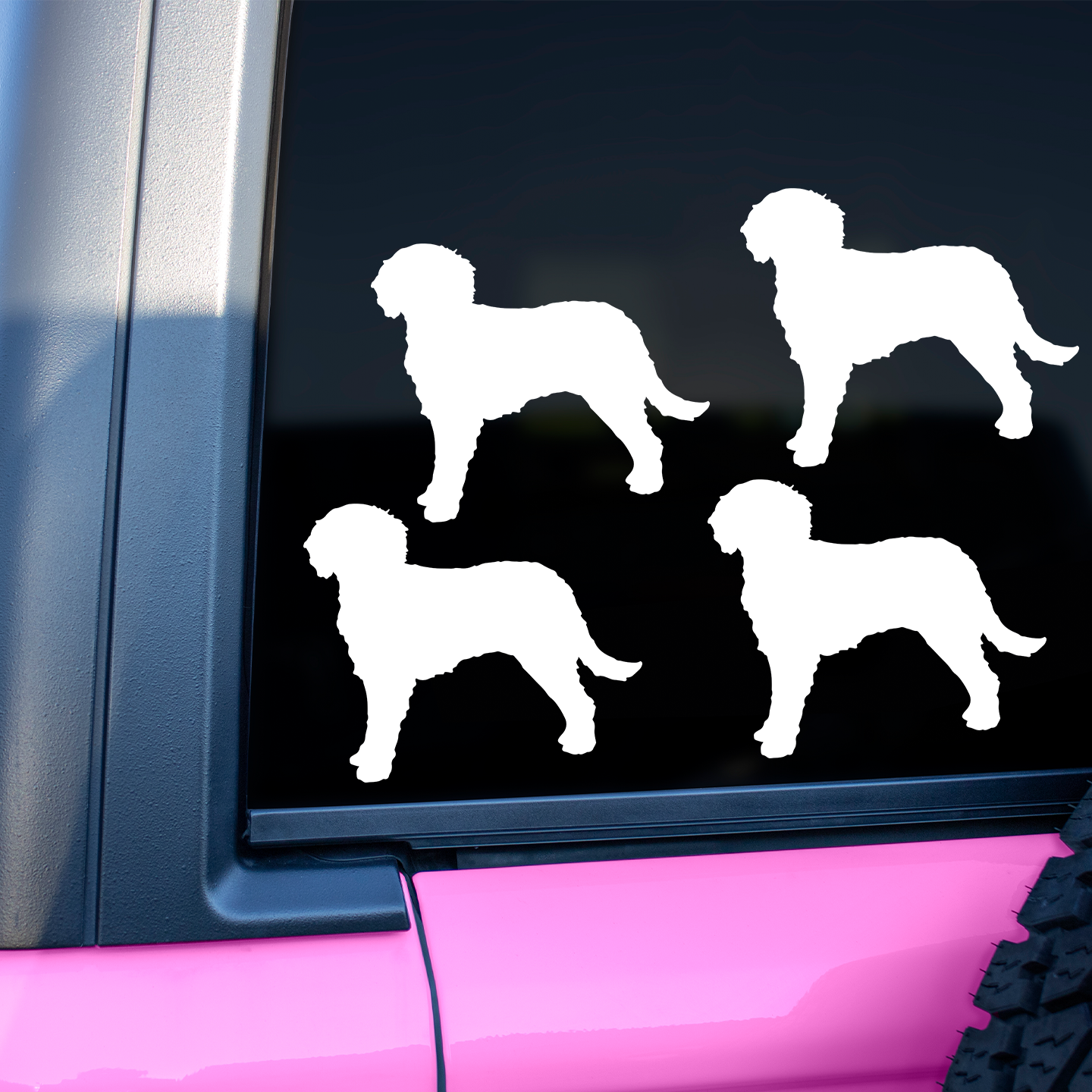 Australian Cobberdog Silhouette Sticker