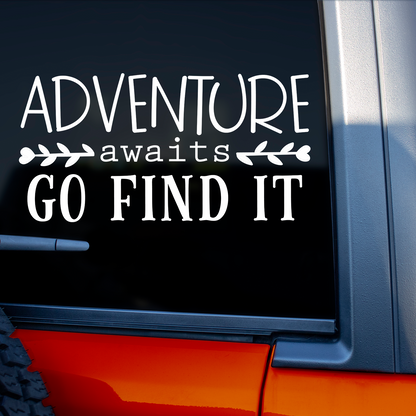 Adventure Awaits Sticker