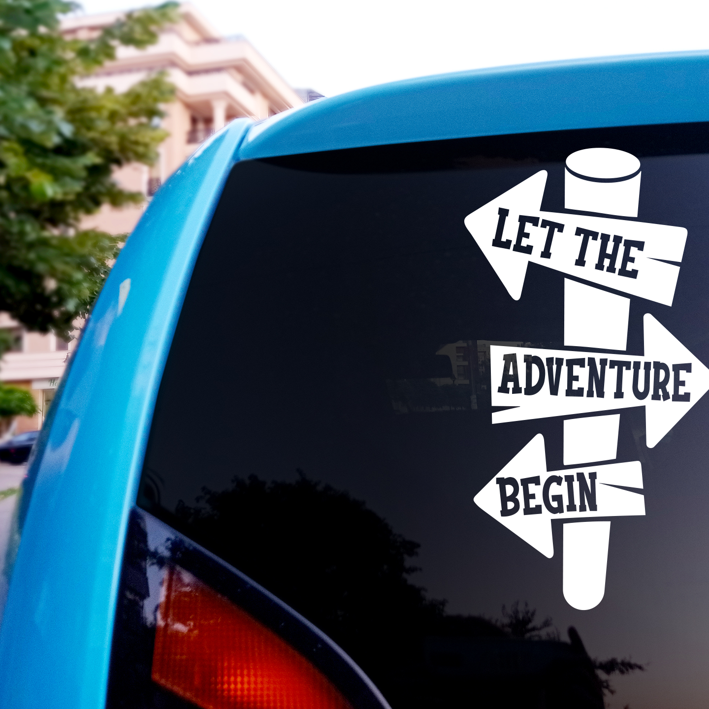 Let The Adventure Begin Sticker