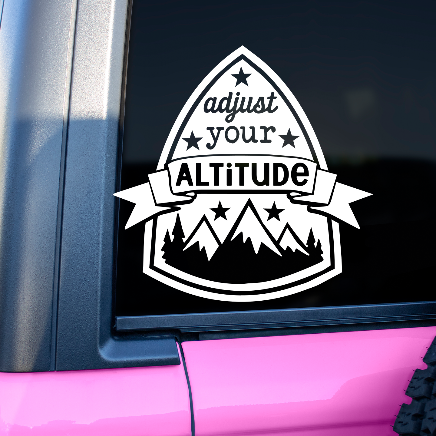 Adjust Your Altitude Sticker