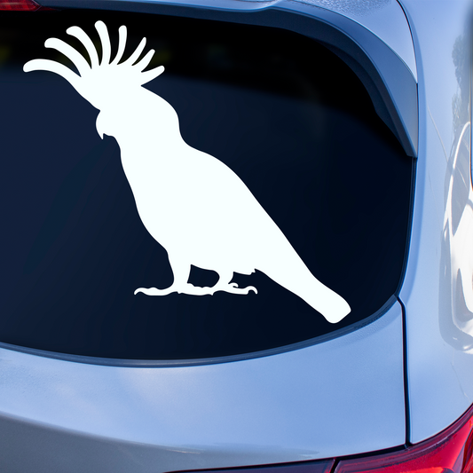 Cockatoo Silhouette Stickers