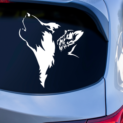 Alaskan Malamute Howling Sticker