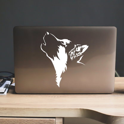 Alaskan Malamute Howling Sticker