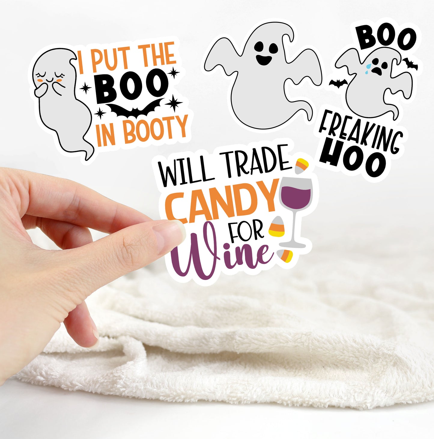 Halloween Ghost Sticker Sheet