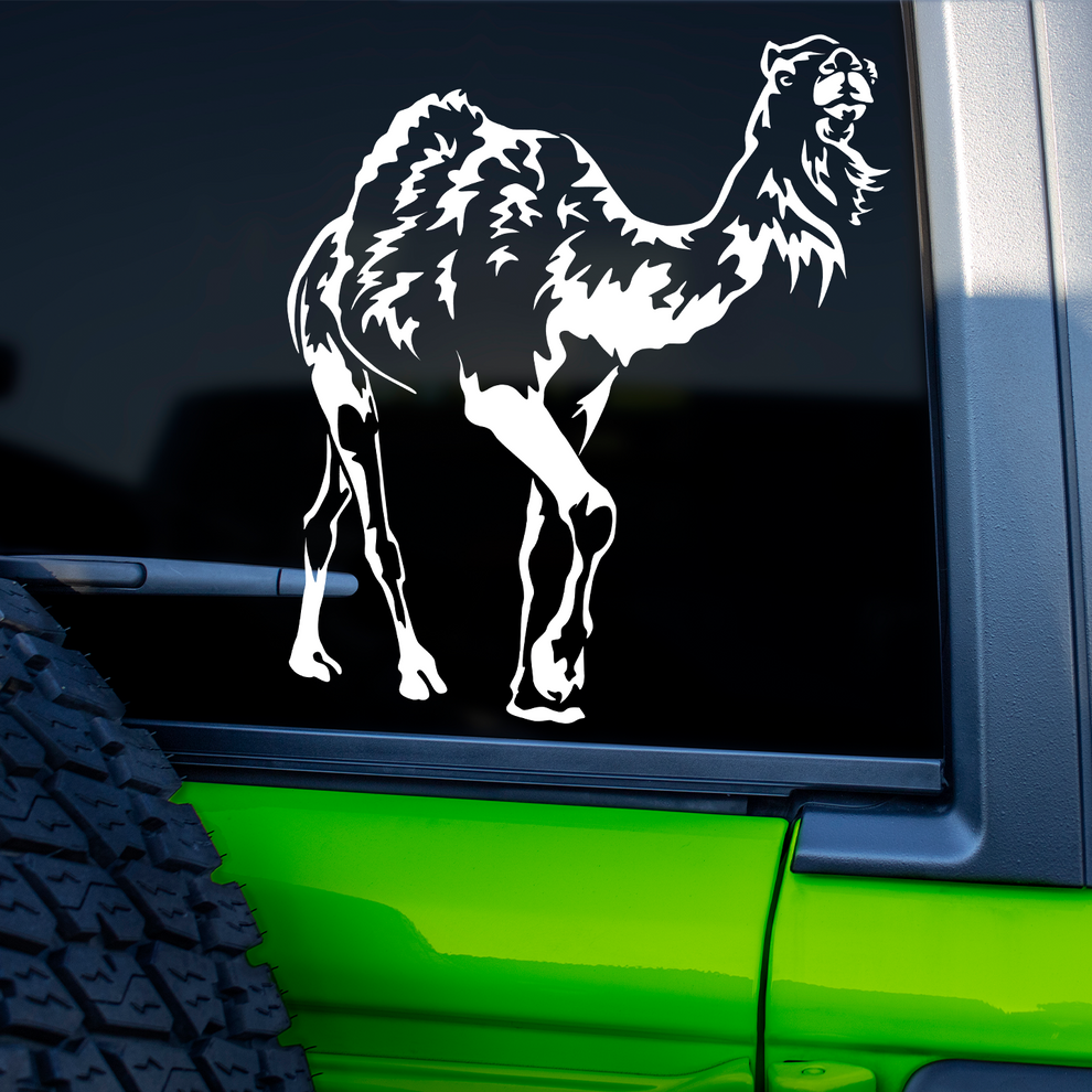 Sticker Silver Camel Camel Sticker | Camel Stickers For Cars Australia – Pet Stickers Australia