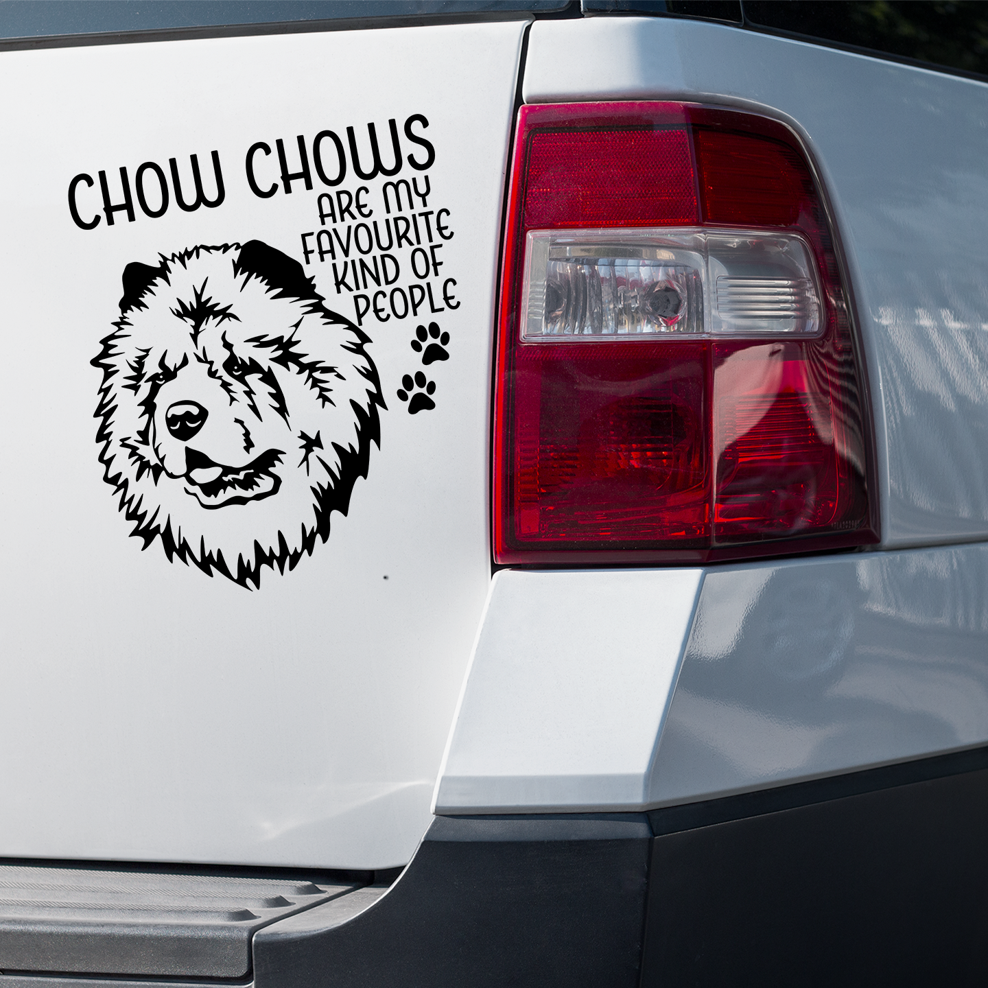 Chow Chows Are My Favourite Kind of People Sticker