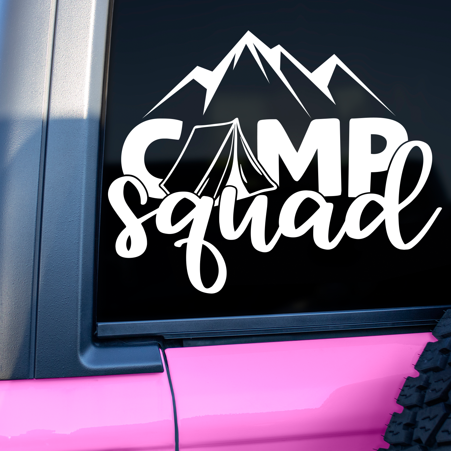 Camp Squad Camping Sticker