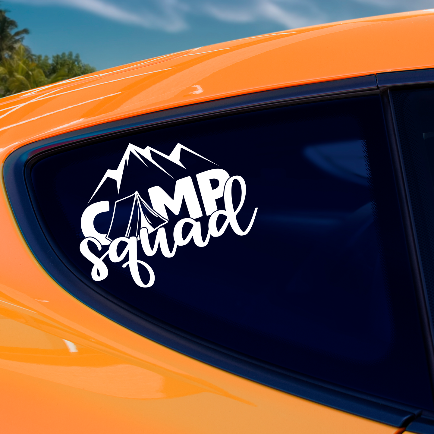 Camp Squad Camping Sticker