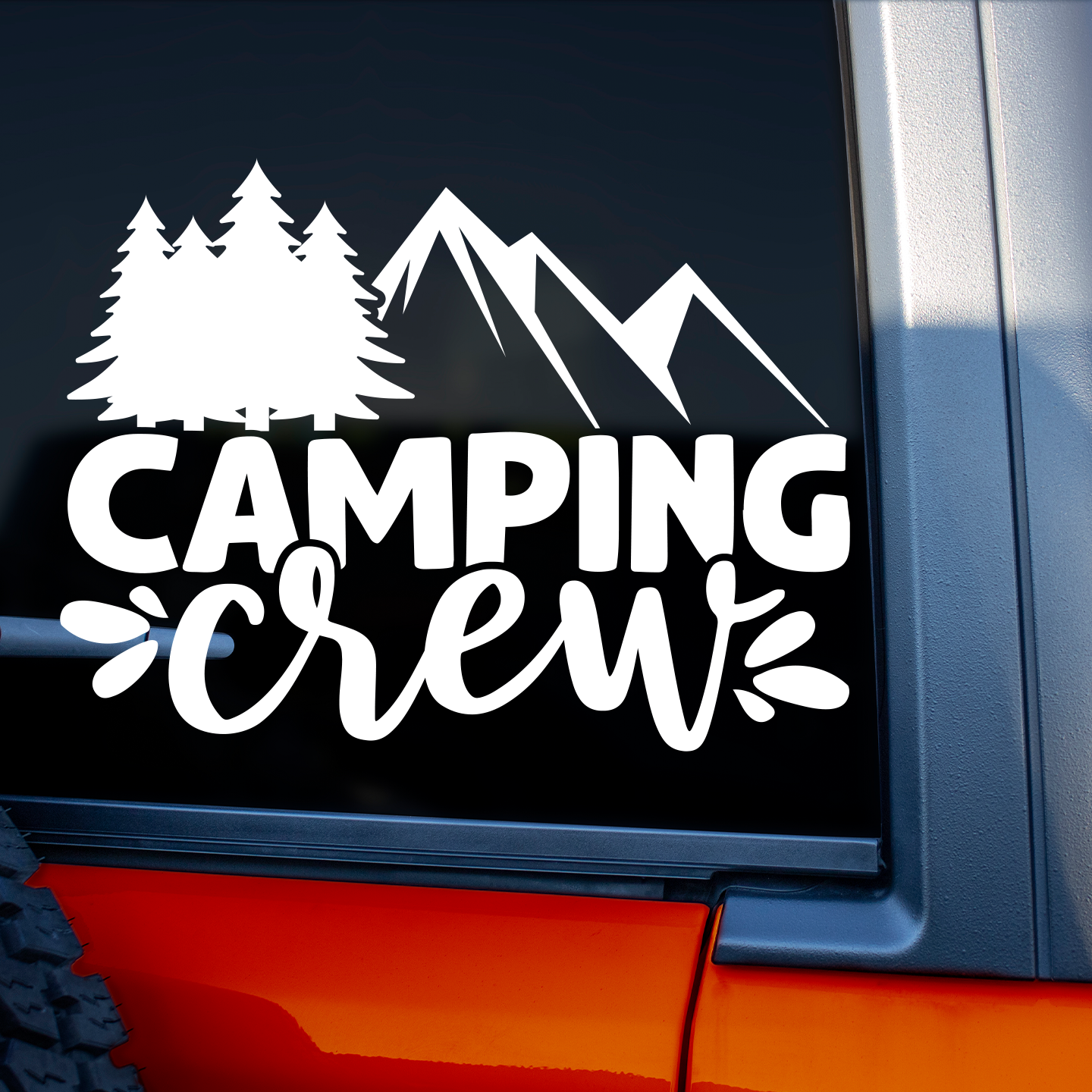 Camping Crew Sticker