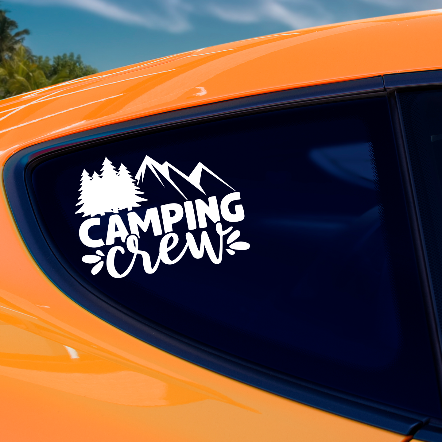 Camping Crew Sticker