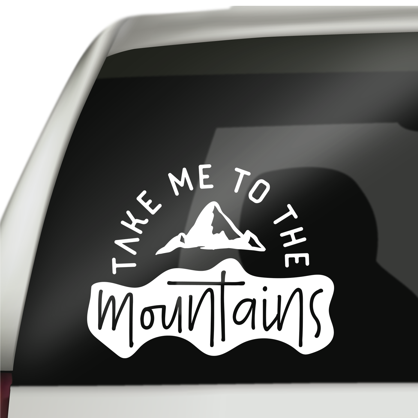 Take Me To The Mountains Sticker