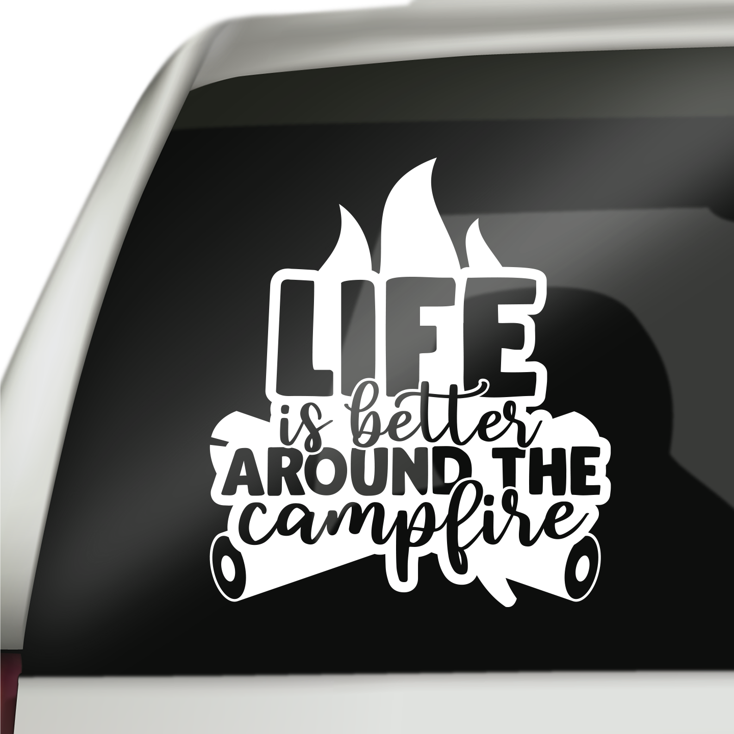 Life Is Better Around The Campfire Sticker