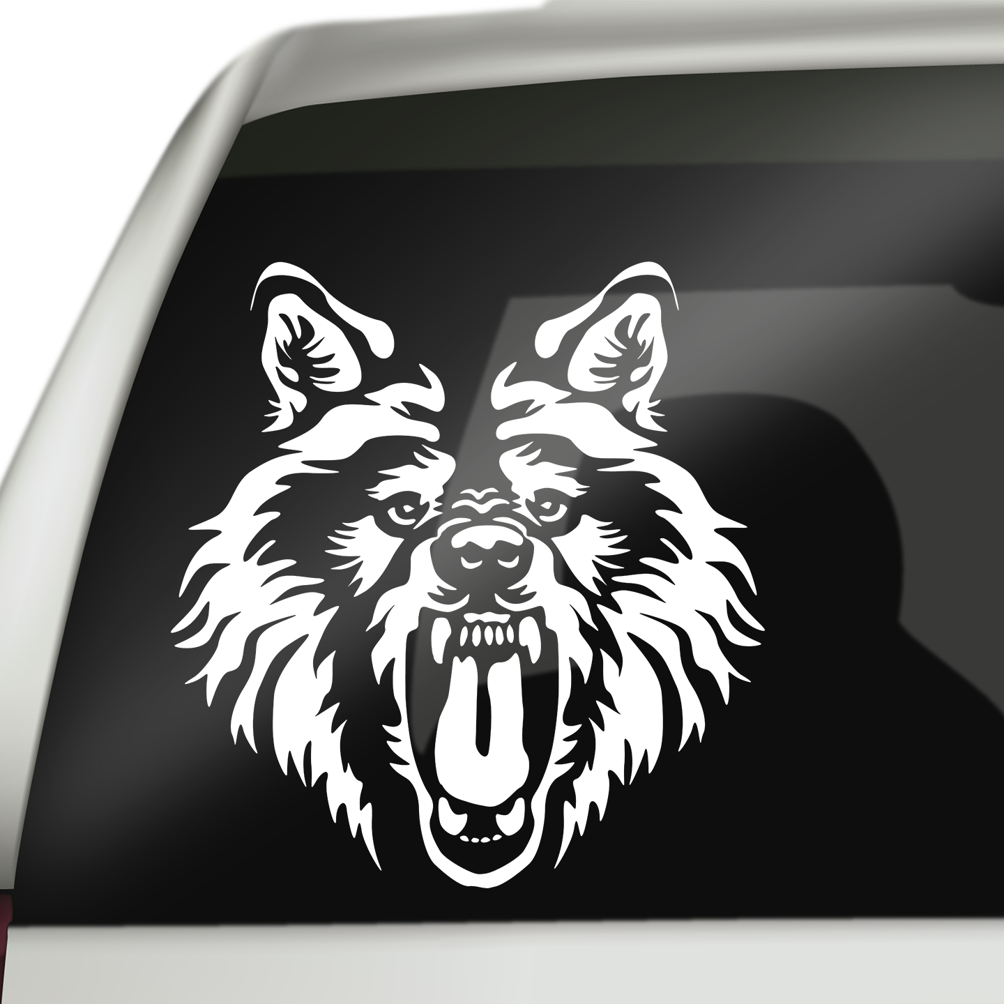 Wolves Car Magnets Fierce Wolf Sticker | Wolf Lover Car Decals Australia – Pet Stickers ...
