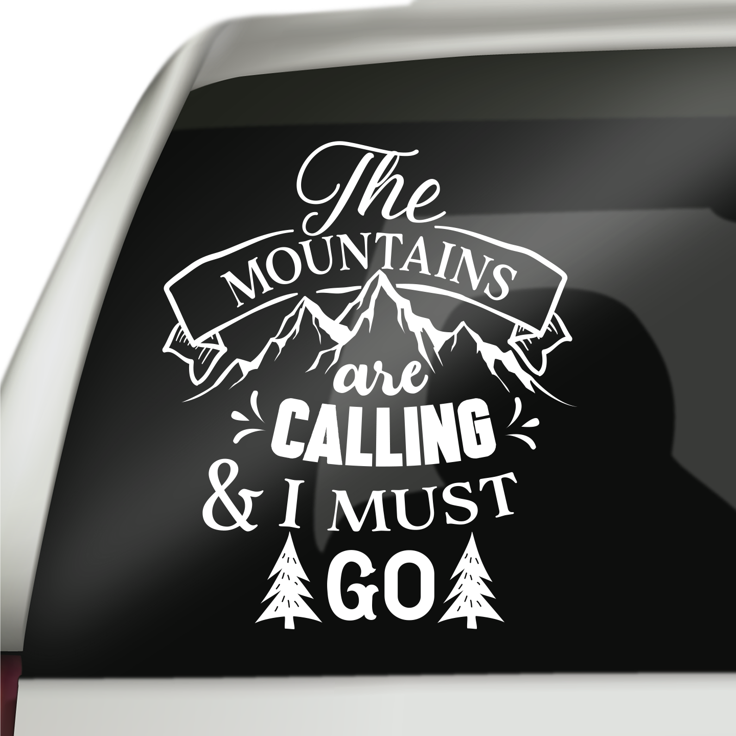 The Mountains Are Calling Sticker