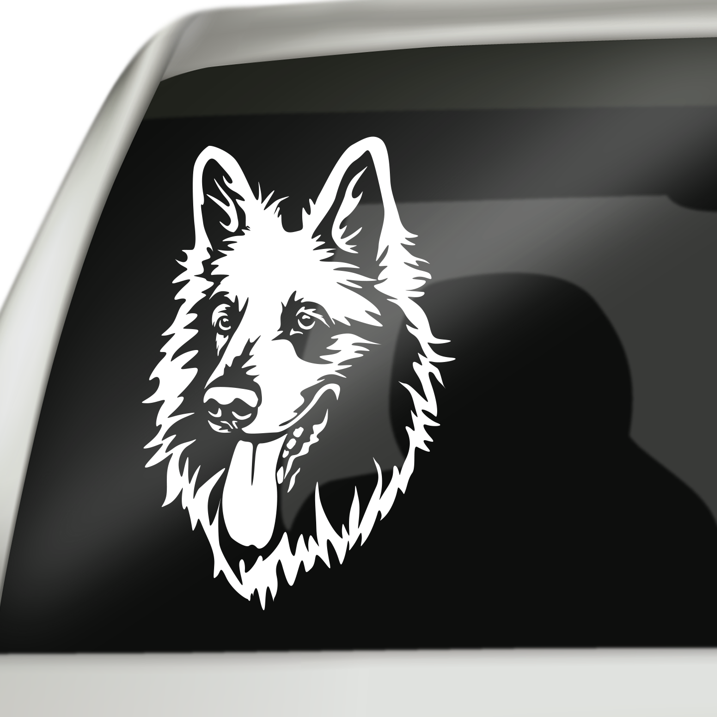 White Swiss Shepherd Sticker