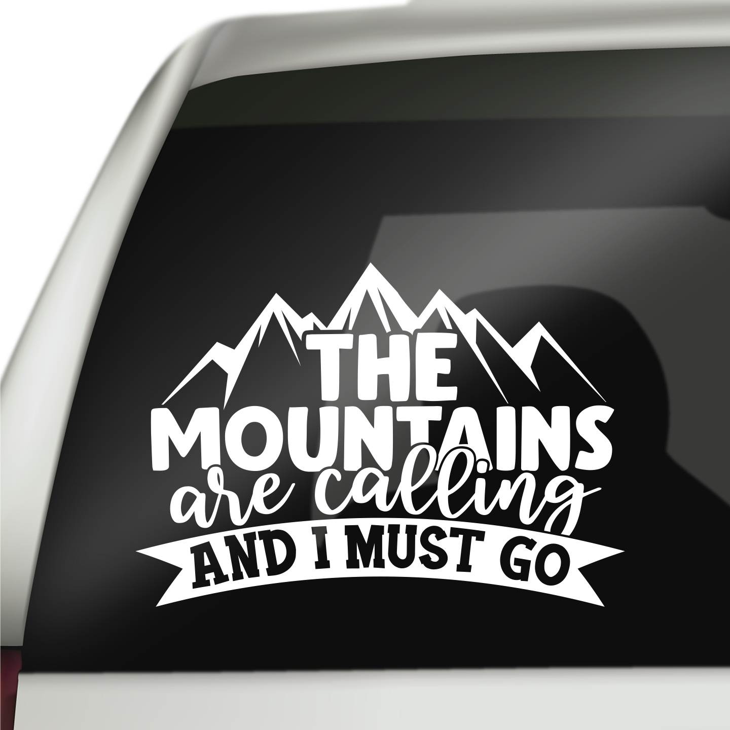 Mountains Are Calling I Must Go Sticker