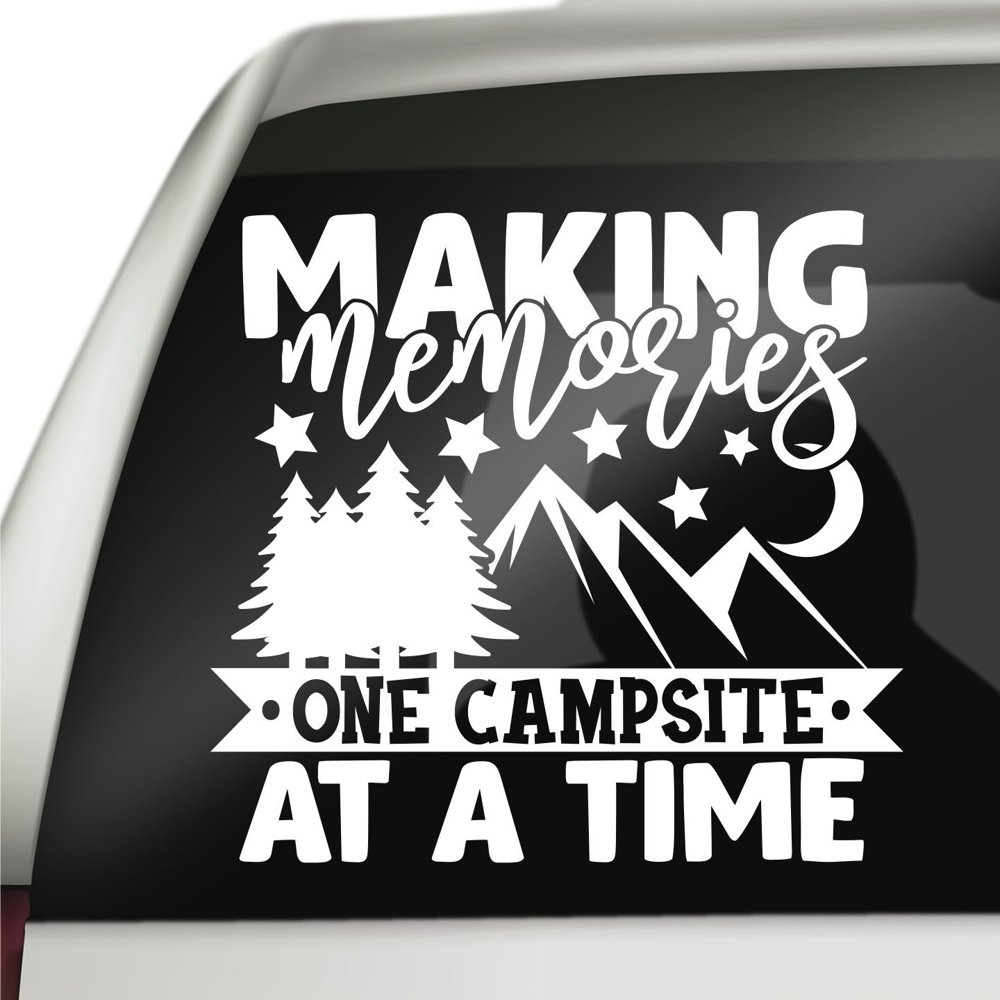 Making Memories One Campsite At A Time Sticker