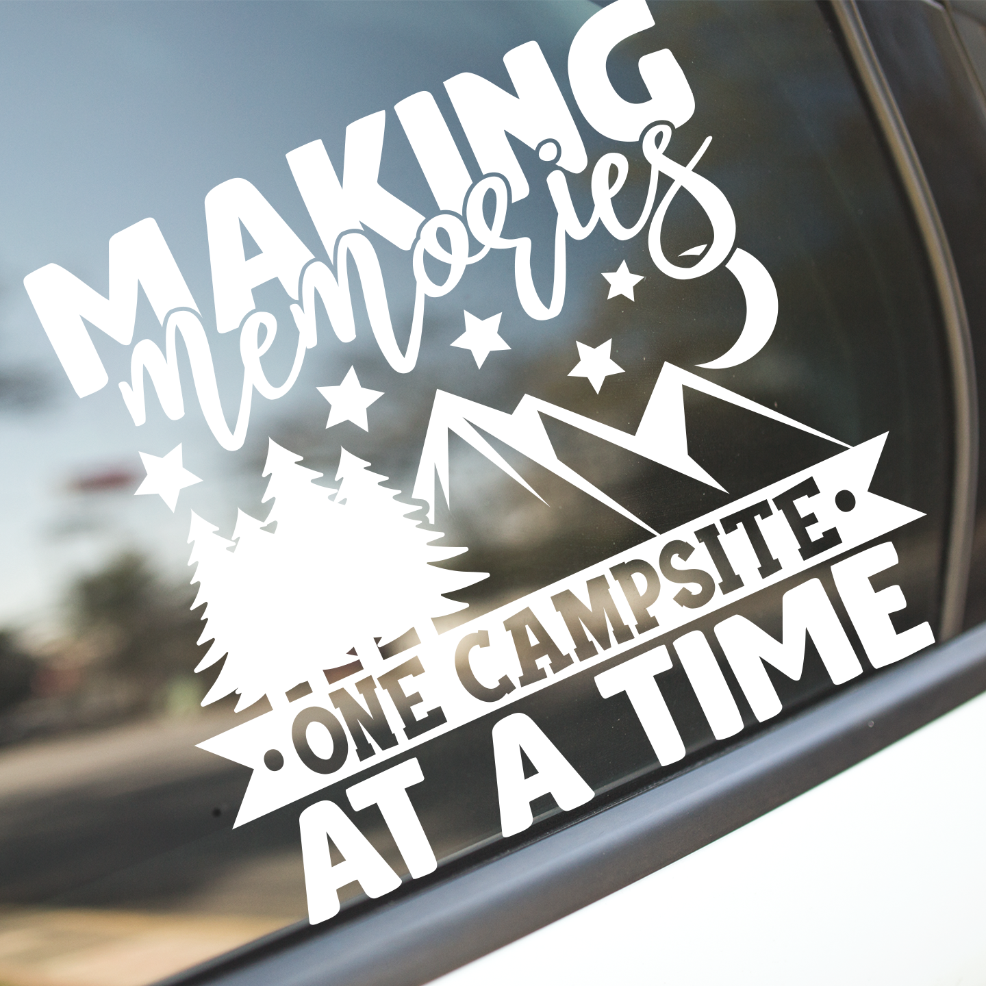 Making Memories One Campsite At A Time Sticker